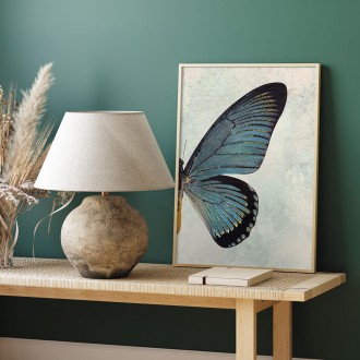 Azurový motýl 2 3D Zlatý Plakát