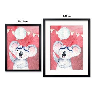 Koala s balónkem dětský Plakát
