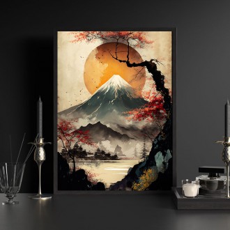 Západ slunce nad japonskem