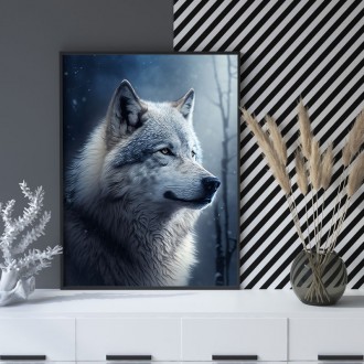 Vlk v zimě
