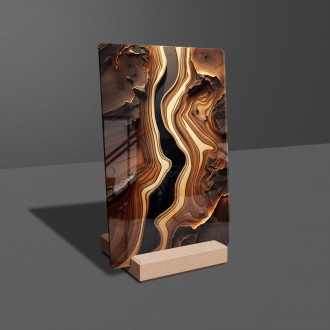 Akrylové sklo Epoxid a dřevo 5