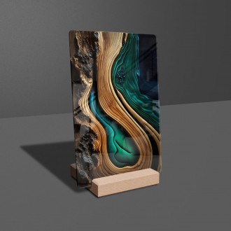 Akrylové sklo Epoxid a dřevo 3
