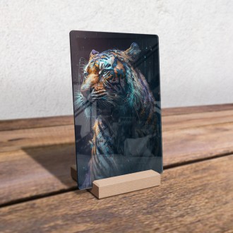 Akrylové sklo Tygr v dešti