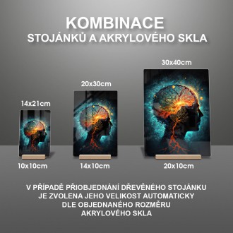 Akrylové sklo Fantastický lidský mozek