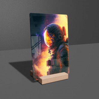 Akrylové sklo Astronaut v mlhovině