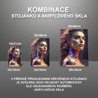 Akrylové sklo Atraktivní žena