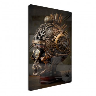 Akrylové sklo Steampunk mozek