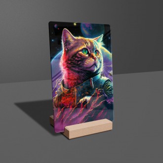 Akrylové sklo Vesmírná kočka
