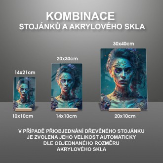 Akrylové sklo Živá mrtvá 2