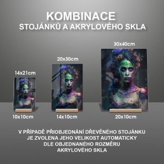 Akrylové sklo Živá mrtvá 3