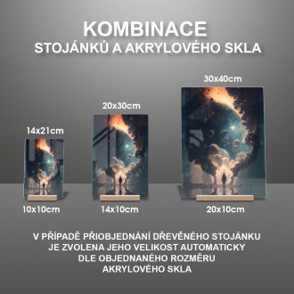 Akrylové sklo Vesmírná krajina snů