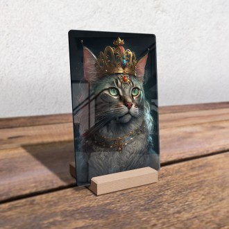 Akrylové sklo Kočičí královna 2