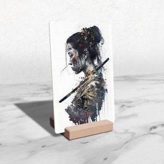 Akrylové sklo Japonská bojovnice 3