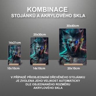 Akrylové sklo Vlkodlak