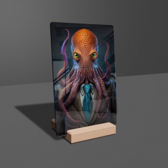 Akrylové sklo Chobotnice v obleku