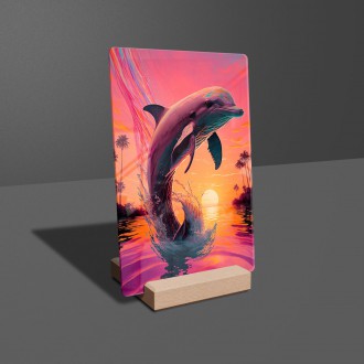 Akrylové sklo Tančící delfín