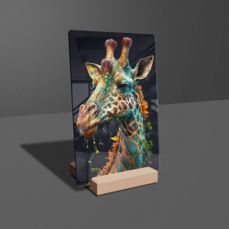 Akrylové sklo Psychadelická žirafa 2