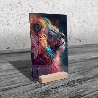 Akrylové sklo Vesmírný lev 2