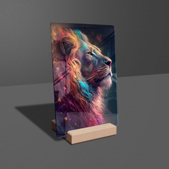Akrylové sklo Vesmírný lev 2