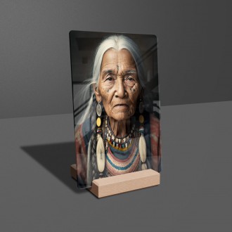 Akrylové sklo Stará Indiánka