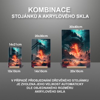 Akrylové sklo Kolize planet 3