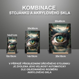 Akrylové sklo Pohled do přírody 3