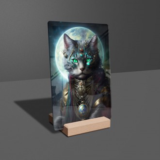 Akrylové sklo Mimozemská rasa - Kočka 2