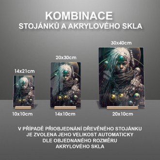 Akrylové sklo Vesmírná pirátka 3