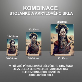 Akrylové sklo Vesmírná lovkyně 2