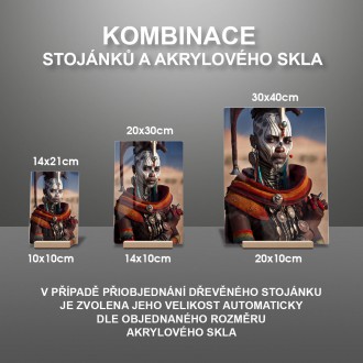 Akrylové sklo Mimozemská kněžka 3