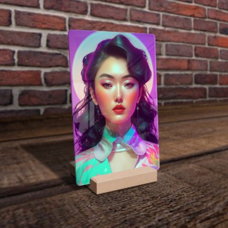 Akrylové sklo Korejská dívka