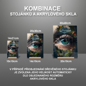 Akrylové sklo Pohled do přírody 4