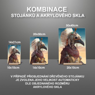 Akrylové sklo Mimozemská rasa - Pták