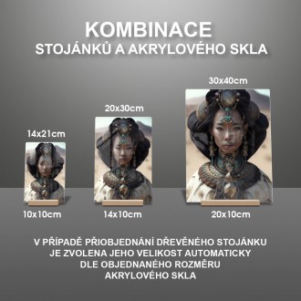 Akrylové sklo Vesmírná návštěvnice 3