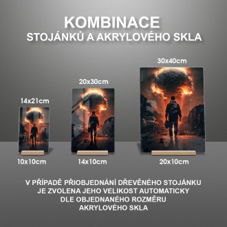 Akrylové sklo Konec světa