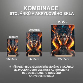 Akrylové sklo Pekelná královna