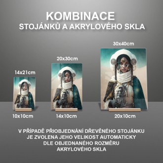Akrylové sklo Vesmírná lovkyně 4