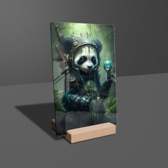 Akrylové sklo Mimozemská rasa - Panda