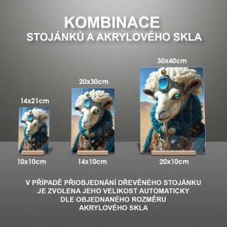 Akrylové sklo Mimozemská rasa - Ovce