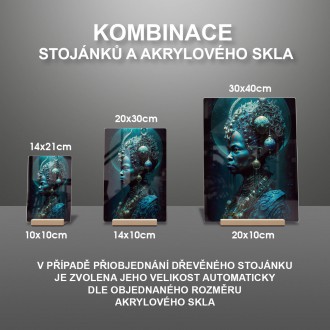 Akrylové sklo Mimozemská kněžka 5