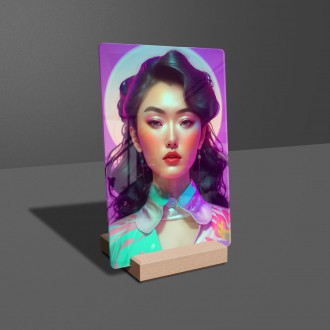 Akrylové sklo Korejská dívka