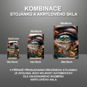 Akrylové sklo Pohled do přírody 2