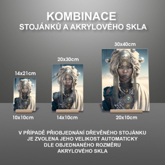 Akrylové sklo Mimozemská cestovatelka
