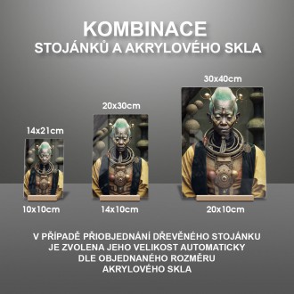 Akrylové sklo Mimozemský mnich