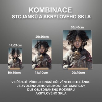 Akrylové sklo Vesmírná lovkyně 5