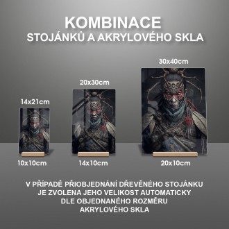 Akrylové sklo Děsivý válečník