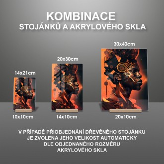 Akrylové sklo Moderní umění - Geometrie