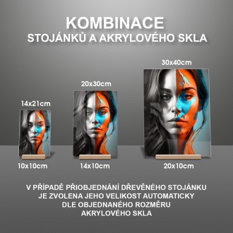 Akrylové sklo Loupající se barva
