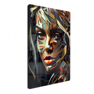 Akrylové sklo Olejomalba - Abstraktní žena