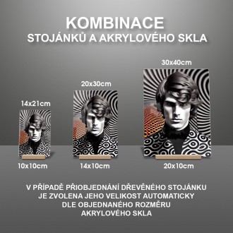 Akrylové sklo Retro móda - obrazce